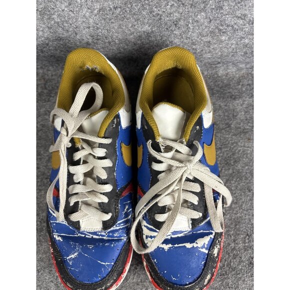 Nike Dunk Low GS Shoes Womens Size 8 Custom Painted Art DX9176-105 - Picture 3 of 9